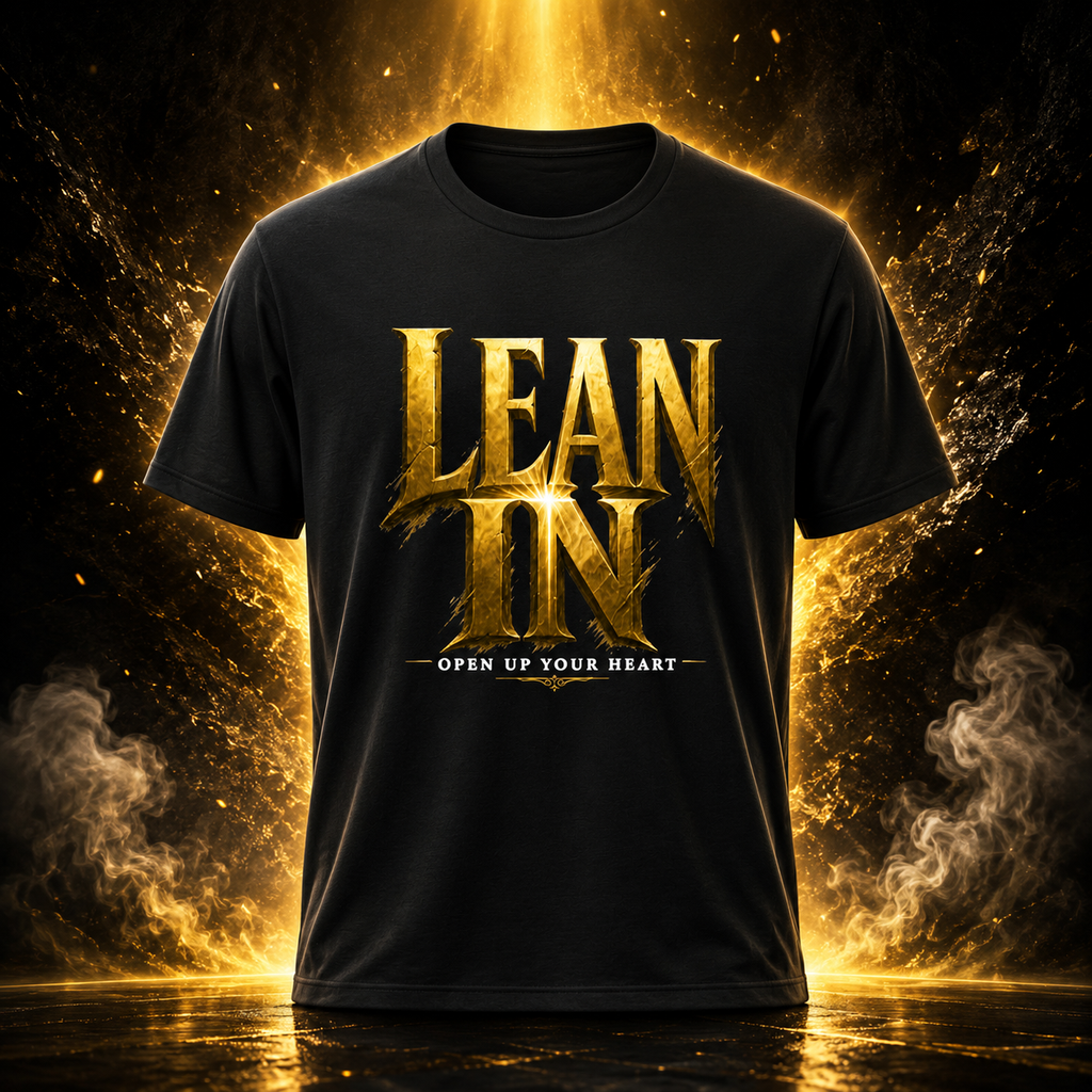 LEAN IN (Black/Gold)