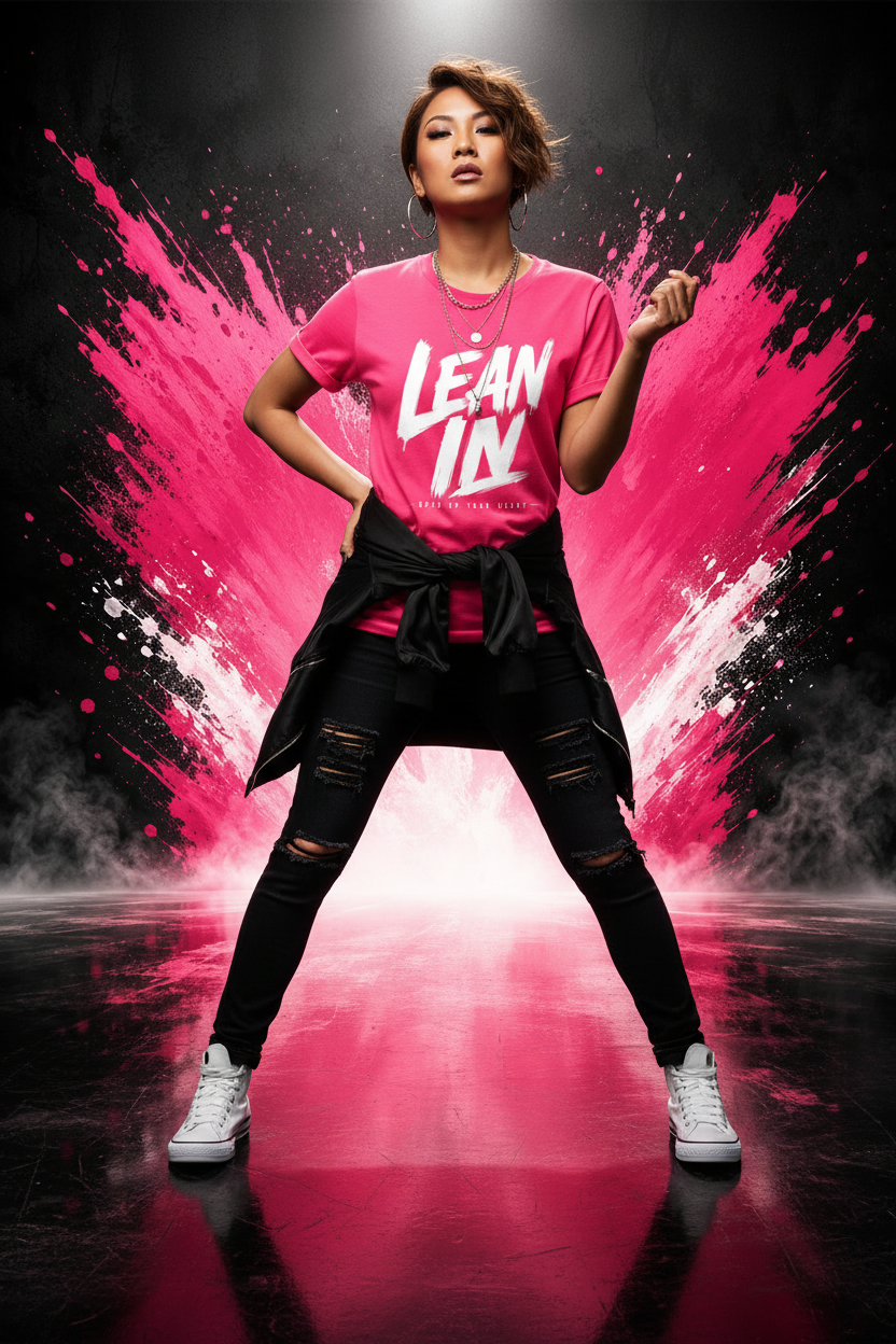 LEAN IN (Pink/White)