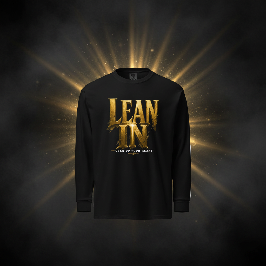 LEAN IN heavyweight long-sleeve shirt