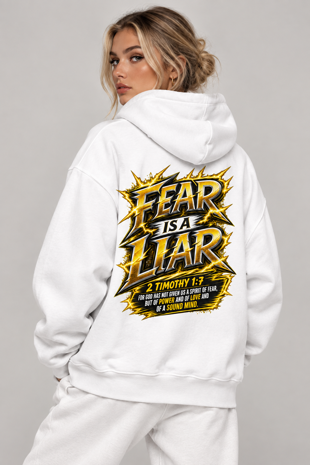 FEAR IS A LIAR HOODIE