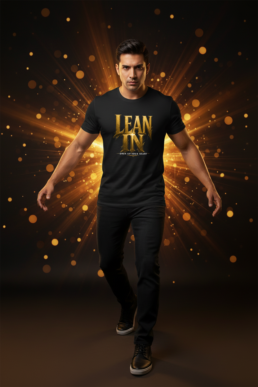 LEAN IN (Black/Gold)